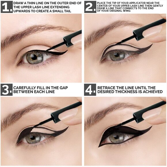 AESTHETICA Liquid Eyeliner (Black / Noir) (BRAND NEW & SEALED IN BOX!) - Picture 2 of 5